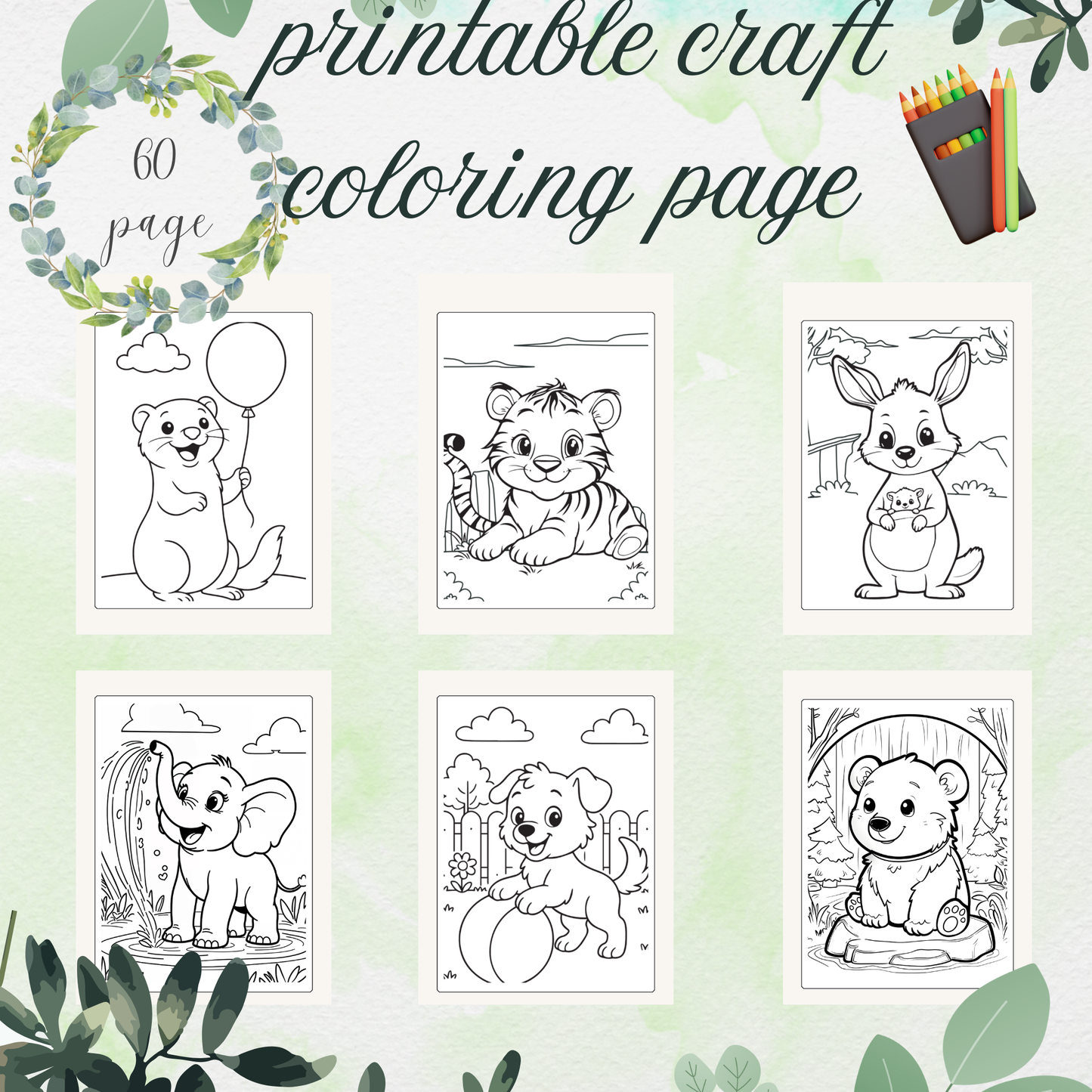 Animal Coloring Pages_ParentZone